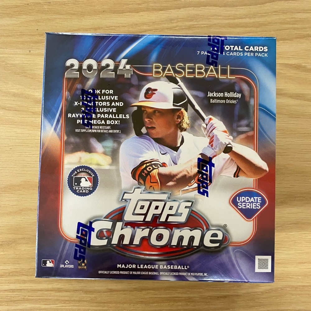 2024 TOPPS MLB CHROME UPDATE SERIES trading cards NEW IN BOX
